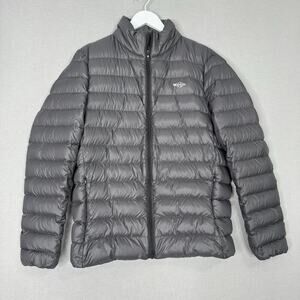 Wantdo Womens Jacket Small Gray Duck Down Puffer Ultra‎ Light Packable Travel